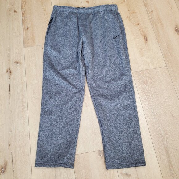 Nike Therma-FIT Sweatpants Mens Sz XXL Fitness Training Open Hem Gray DQ4856-071 - Picture 1 of 15